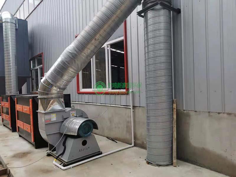 寶雞乾縣某新型材料公司廢氣處理案例